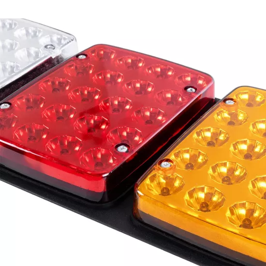 TAILIGHT 999-0260 Πίσω Φανάρι Οχημάτων LED 9W 360lm 180° DC 24V Αδιάβροχο IP66 Πορτοκαλί & Κόκκινο & Ψυχρό Λευκό 6000K - Μ33 x Π2.4 x Υ14cm - Πακέτο 2 Τεμαχίων - 1 Χρόνο Εγγύηση