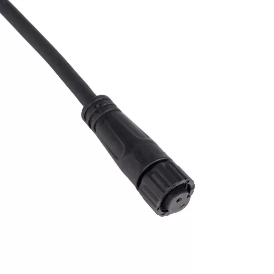 CONNECTOR 999-0265 2 Pin Σύνδεσμος Τροφοδοσίας για Wall Washers & Προβολείς με Είσοδο 2 x 0.25mm2 & Έξοδο 1 x Αρσενικό Βύσμα Αδιάβροχο IP65 - Μαύρο - Μ20 x Π1.5 x Υ1.5cm