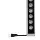 WASHERPANDA 999-0273 Μπάρα Φωτισμού Wall Washer LED 36W 4140lm 15° DC 24V Αδιάβροχο IP67 Φυσικό Λευκό 4500K Dimmable - Bridgelux SMD Chip - Γκρι Ανθρακί - Μ100 x Π4 x Υ3cm - 3 Χρόνια Εγγύηση