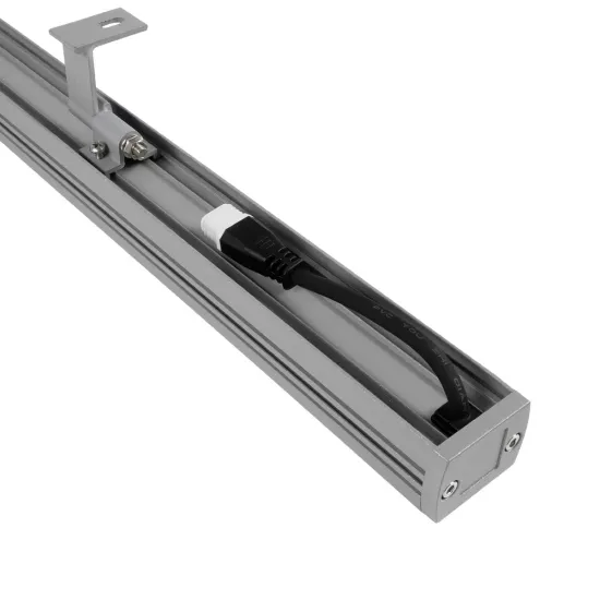 WASHERPANDA 999-0273 Μπάρα Φωτισμού Wall Washer LED 36W 4140lm 15° DC 24V Αδιάβροχο IP67 Φυσικό Λευκό 4500K Dimmable - Bridgelux SMD Chip - Γκρι Ανθρακί - Μ100 x Π4 x Υ3cm - 3 Χρόνια Εγγύηση
