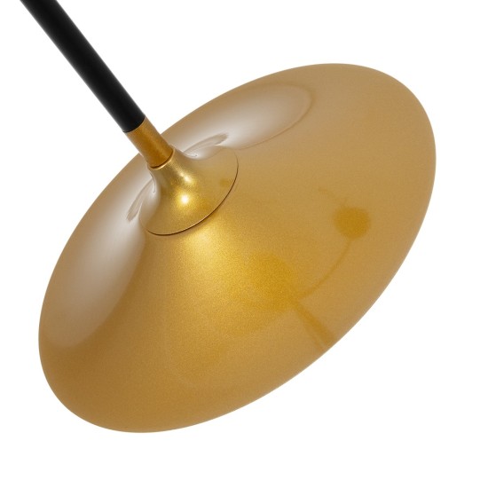 JOLIET 999-0044 Μοντέρνο Φωτιστικό Οροφής με Ντουί 4 x G9 AC 220-240V IP20 - Μαύρο & Χρυσό - Μ93 x Π20 x Υ106cm