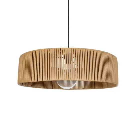 KYCLOS 203-0044 Boho Κρεμαστό Φωτιστικό Οροφής με Ντουί 1 x E27 AC 220-240V IP20 - Μπεζ - M55 x Π55 x Υ20cm