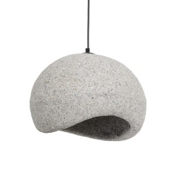 STONE 204-0123 Μοντέρνο Κρεμαστό Φωτιστικό Οροφής με Ντουί 1 x E27 AC 220-240V IP20 - Γκρι- Μ35 x Π31 x Υ26cm