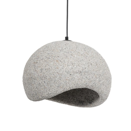 STONE 204-0123 Μοντέρνο Κρεμαστό Φωτιστικό Οροφής με Ντουί 1 x E27 AC 220-240V IP20 - Γκρι- Μ35 x Π31 x Υ26cm