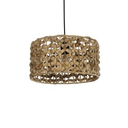 POMEGRANDE 204-0160 Boho Κρεμαστό Φωτιστικό Οροφής με Ντουί 1 x E27 AC 220-240V IP20 - Καφέ - Μ30 x Π30 x Υ19cm