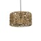 SAND 204-0160 Boho Κρεμαστό Φωτιστικό Οροφής με Ντουί 1 x E27 AC 220-240V IP20 - Καφέ - Μ30 x Π30 x Υ19cm
