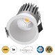 MICRO-B 60243 Χωνευτό LED Spot Downlight TrimLess Φ6cm 7W 875lm 38° AC 220-240V IP20 Φ6 x Υ7.8cm - Στρόγγυλο - Λευκό - Θερμό Λευκό 2700K - Bridgelux COB - 5 Years Warranty