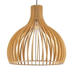 SCANDINAVIA 01701 Boho Κρεμαστό Φωτιστικό Οροφής με Ντουί 1 x E27 AC 220-240V IP20 - Μπεζ - Μ45 x Π45 x Υ45cm