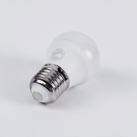 60020 Λάμπα LED E27 G45 Γλομπάκι 4W 376lm 260° AC 220-240V IP20 Φ4.5 x Υ7.8cm Θερμό Λευκό 2700K - 3 Years Warranty