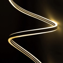 DOUBLESIDED 70492 Ταινία Neon Flex LED 12W/m 840lm/m 240° DC DC 220-240V Αδιάβροχο IP65 120 x SMD2835 Chip/m Θερμό Λευκό 2700K Dimmable - Sanan SMD Chip - Μ100 x Π0.8 x Υ1.6cm - 3 Χρόνια Εγγύηση