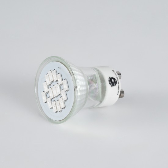 76009 Σποτ LED GU10 MR11 4W 300lm 120° AC 85-265V με Λευκό Γαλακτερό Γυαλί Κόκκινο - 2 Χρόνια Εγγύηση