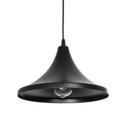 BELFRY 203-0078 Μοντέρνο Κρεμαστό Φωτιστικό Οροφής με Ντουί 1 x E27 AC 220-240V IP20 - Μαύρο - Μ29.5 x Π29.5 x Υ21cm