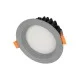 WATERA 60986 Χωνευτό Downlight Σποτ Panel LED 12W 1500lm 120° AC 220-240V Αδιάβροχο IP54 Ρυθμιζόμενο Λευκό CCT με Διακόπτη στο Σώμα 2700K/4500K/6000K Dimmable - Lumileds SMD Chip & TÜV SÜD Driver - Γκρι Ανθρακί Ματ - Μ10.8 x Π10.8 x Υ3.2cm / Q9cm - 3 