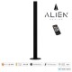 ALIEN-DIVA-BLACK-50-6 ALIEN Design DIVA Μοντέρνο Minimal Nordic Μεταλλικό Φωτιστικό Επιτραπέζιο - Πορτατίφ - Λαμπατέρ Μαύρο LED 8W 800lm με Ασύρματο Χειριστήριο RF & Dimmer IP20 Μπλε Μ3 x Π1.6 x Υ50cm