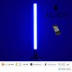 ALIEN-DIVA-BLACK-50-6 ALIEN Design DIVA Μοντέρνο Minimal Nordic Μεταλλικό Φωτιστικό Επιτραπέζιο - Πορτατίφ - Λαμπατέρ Μαύρο LED 8W 800lm με Ασύρματο Χειριστήριο RF & Dimmer IP20 Μπλε Μ3 x Π1.6 x Υ50cm