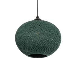 SOLEI 205-0014 Boho Κρεμαστό Φωτιστικό Οροφής με Ντουί 1 x E27 AC 220-240V IP20 - Πράσινο - M30 x Π30 x Υ26cm