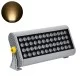 FLOOD-HENA 90640 Προβολέας Σποτ Wall Washer LED 48W 4320lm 30° AC 220-240V Αδιάβροχο IP65 Θερμό Λευκό 3000K - Ασημί - Μ39 x Π6 x Υ17cm - 3 Χρόνια Εγγύηση