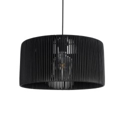 KYCLOS 203-0048 Boho Κρεμαστό Φωτιστικό Οροφής με Ντουί 1 x E27 AC 220-240V IP20 - Μαύρο - M40 x Π40 x Υ25.5cm