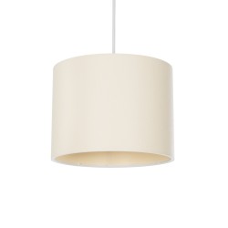 BLAZE 203-0106 Μοντέρνο Κρεμαστό Φωτιστικό Οροφής με Ντουί 1 x E27 AC 220-240V IP20 - Μπεζ - Μ22 x Π22 x Υ20cm