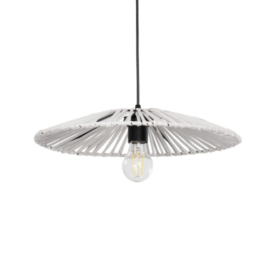 JAPAN 205-0052 Boho Κρεμαστό Φωτιστικό Οροφής με Ντουί 1 x E27 AC 220-240V IP20 - Λευκό - M40 x Π40 x Υ8cm