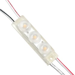 73710 20 Τεμάχια x LED Modules 3 x SMD 3030 LUMILED LUXEON CHIP 1W 120lm DC 12V Αδιάβροχο IP67 Θερμό Λευκό 3000K