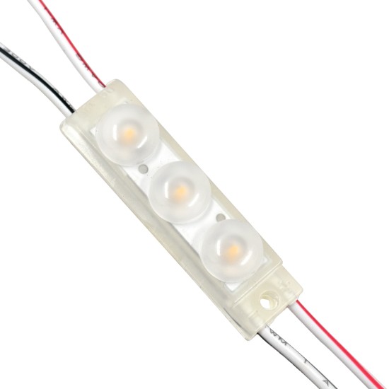 73710 20 Τεμάχια x LED Modules 3 x SMD 3030 LUMILED LUXEON CHIP 1W 120lm DC 12V Αδιάβροχο IP67 Θερμό Λευκό 3000K