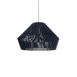 NUI 205-0072 Boho Κρεμαστό Φωτιστικό Οροφής με Ντουί 1 x E27 AC 220-240V IP20 - Μπλε - M60 x Π60 x Υ41cm