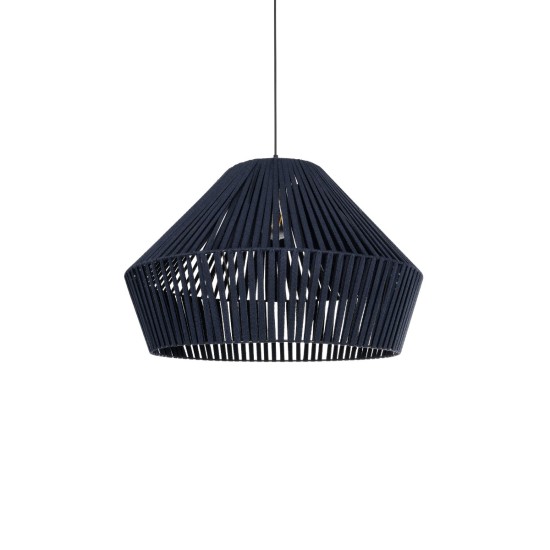 NUI 205-0072 Boho Κρεμαστό Φωτιστικό Οροφής με Ντουί 1 x E27 AC 220-240V IP20 - Μπλε - M60 x Π60 x Υ41cm