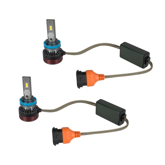 82084 H8 HL Line KIT Βασικού Φωτισμού Αυτοκινήτου & Φορτηγού 3rd Generation Can-Bus Extreme Series LED CREE CXB COB 100W 24000lm DC 9-32V Αδιάβροχο IP67 Ψυχρό Λευκό 6000K