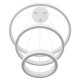 NEMESIS TRIO 61168-DECO Κρεμαστό Φωτιστικό Δαχτυλίδι-Κύκλος LED CCT 100W 12123lm 360° AC 220-240V - Εναλλαγή Φωτισμού μέσω Τηλεχειριστηρίου All In One Ψυχρό 6000k+Φυσικό 4500k+Θερμό 2700k Dimmable Φ25+40+60cm - Λευκό - 3 Years Warranty NEMESIS TRIO 61168-DECO Κρεμαστό Φωτιστικό Δαχτυλίδι-Κύκλος LED CCT 100W 12123lm 360° AC 220-240V - Εναλλαγή Φωτισμού μέσω Τηλεχειριστηρίου All In One Ψυχρό 6000k+Φυσικό 4500k+Θερμό 2700k Dimmable Φ25+40+60cm - Λευκό - 3 Years Warranty