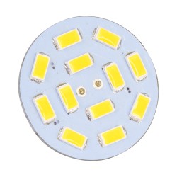 G4BACK 76102 Λάμπα G4 LED 4.5W 450lm 120° DC 12-24V IP20 Ψυχρό Λευκό 6000K Dimmable - Sanan SMD Chip - Back Pin - Μ3 x Π3 x Υ0.8cm - 2 Χρόνια Εγγύηση