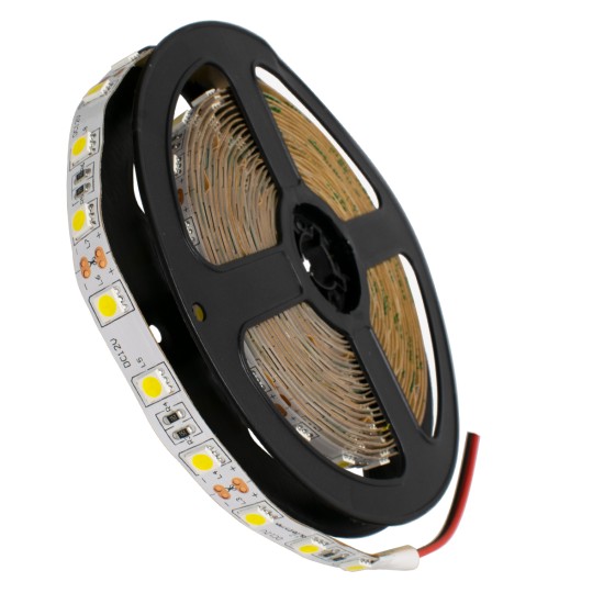 LUMAR 70021 Ταινία LED 14.4W/m 1368lm/m 120° DC 12V IP20 60 x SMD5050 Chip/m Φυσικό Λευκό 4500K Dimmable - Sanan SMD Chip - Μ500 x Π1 x Υ0.2cm - Ρολό 5 Μέτρων - 5 Χρόνια Εγγύηση