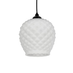 KEGEL 206-0005 Μοντέρνο Κρεμαστό Φωτιστικό Οροφής με Ντουί 1 x E27 AC 220-240V IP20 - Λευκό - Μ19 x Π19 x Υ19cm