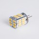 G4BACK 76136 Λάμπα G4 LED 6W 600lm 320° DC 12-24V IP20 Θερμό Λευκό 2700K Dimmable - Sanan SMD Chip - Back Pin - Μ1.9 x Π1.9 x Υ3.7cm - 2 Χρόνια Εγγύηση