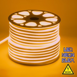 NEOVALE 70566 Ταινία Neon Flex LED 12W/m 720lm/m 120° DC 24V Αδιάβροχο IP65 120 x SMD2835 Chip/m Ultra Θερμό Λευκό 2200K Dimmable - Sanan SMD Chip - Μ100 x Π0.8 x Υ1.6cm - 3 Χρόνια Εγγύηση