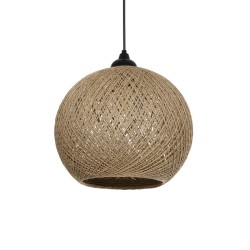 SOLEI 205-0002 Boho Κρεμαστό Φωτιστικό Οροφής με Ντουί 1 x E27 AC 220-240V IP20 - Μπεζ - M30 x Π30 x Υ26cm