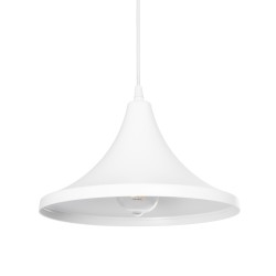 BELFRY 203-0079 Μοντέρνο Κρεμαστό Φωτιστικό Οροφής με Ντουί 1 x E27 AC 220-240V IP20 - Λεύκο - Μ29.5 x Π29.5 x Υ21cm