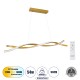 MORALES 61278 Κρεμαστό Φωτιστικό Οροφής Design LED CCT 54W 6048lm 200° AC 220-240V - Εναλλαγή Φωτισμού μέσω Τηλεχειριστηρίου All In One Ψυχρό 6000k+Φυσικό 4500k+Θερμό 2700k Dimmable Μ90 x Π14 x Υ14cm - Χρυσό Πλατίνα - 3 Years Warranty MORALES 61278 Κρεμαστό Φωτιστικό Οροφής Design LED CCT 54W 6048lm 200° AC 220-240V - Εναλλαγή Φωτισμού μέσω Τηλεχειριστηρίου All In One Ψυχρό 6000k+Φυσικό 4500k+Θερμό 2700k Dimmable Μ90 x Π14 x Υ14cm - Χρυσό Πλατίνα - 3 Years Warranty