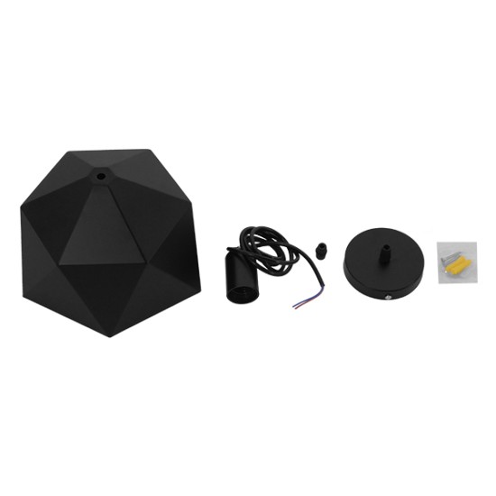 HEXAGON 01195 Μοντέρνο Κρεμαστό Φωτιστικό Οροφής με Ντουί 1 x E27 AC 220-240V IP20 - Μαύρο & Χρυσό - Μ46 x Π46 x Υ25cm HEXAGON 01195 Μοντέρνο Κρεμαστό Φωτιστικό Οροφής με Ντουί 1 x E27 AC 220-240V IP20 - Μαύρο & Χρυσό - Μ46 x Π46 x Υ25cm