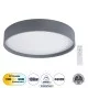 NARNIA 61260 Πλαφονιέρα Οροφής LED CCT 100W 11500lm 120° AC 220-240V - Εναλλαγή Φωτισμού μέσω Τηλεχειριστηρίου All In One Ψυχρό 6000k+Φυσικό 4500k+Θερμό 2700k Dimmable Φ60 x Υ10cm - Γκρι Ανθρακί - 3 Years Warranty NARNIA 61260 Πλαφονιέρα Οροφής LED CCT 100W 11500lm 120° AC 220-240V - Εναλλαγή Φωτισμού μέσω Τηλεχειριστηρίου All In One Ψυχρό 6000k+Φυσικό 4500k+Θερμό 2700k Dimmable Φ60 x Υ10cm - Γκρι Ανθρακί - 3 Years Warranty