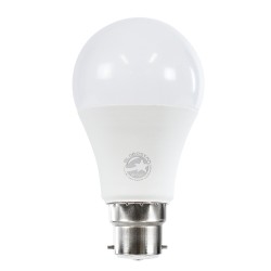 GLOBE 60052 Λάμπα B22 A60 LED 10W 970lm 360° AC 220-240V IP20 Φυσικό Λευκό 4500K - Lumileds SMD Chip - Λευκό Γαλακτερό - Μ6 x Π6 x Υ11cm - 3 Χρόνια Εγγύηση
