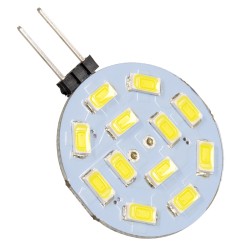 G4SIDE 76100 Λάμπα G4 LED 4.5W 450lm 120° DC 12-24V IP20 Ψυχρό Λευκό 6000K Dimmable - Sanan SMD Chip - Side Pin - Μ3 x Π3 x Υ0.8cm - 2 Χρόνια Εγγύηση