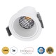PLUTO-S 60249 Χωνευτό Downlight Σποτ με Honeycomb Anti Glare Reflector LED 7W 875lm 38° AC 220-240V IP20 Θερμό Λευκό 2700K - Bridgelux COB Chip & TÜV SÜD Driver - Λευκό Ματ - Μ6.4 x Π6.4 x Υ4.9cm / Q5.5cm - 5 Χρόνια Εγγύηση
