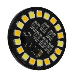 G4BACK 76111 Λάμπα G4 LED 5W 600lm 120° DC 12V IP20 Ρυθμιζόμενο Λευκό CCT με On/Off 2700K/4500K/6000K - Sanan SMD Chip - Back Pin - Μ3.2 x Π3.2 x Υ0.7cm - 2 Χρόνια Εγγύηση