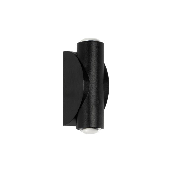 ARC 60679 Μοντέρνο Φωτιστικό Τοίχου - Απλίκα LED 4W 500lm 30° AC 220-240V Αδιάβροχο IP65 Θερμό Λευκό 2700K - CREE XPE Chip & TÜV SÜD Driver - Μαύρο Ματ - Μ3.5 x Π4.8 x Υ11.5cm - 5 Χρόνια Εγγύηση