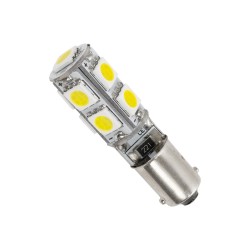 BA9S-T4W 81289 Λάμπα Ba9S T4W LED 2.66W 266lm 270° DC 12V IP20 Ψυχρό Λευκό 6000K - 9 x Epistar SMD5050 Chip - Μ1 x Π1 x Υ4cm - 1 Χρόνο Εγγύηση