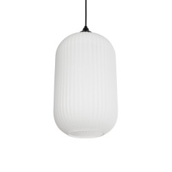 MELONI 206-0019 Μοντέρνο Κρεμαστό Φωτιστικό Οροφής με Ντουί 1 x E27 AC 220-240V IP20 - Λευκό - Μ20 x Π20 x Υ38cm