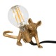 MOUSE 00677 Vintage Επιτραπέζιο Φωτιστικό Πορτατίφ Μονόφωτο 1 x E12 IP20 Χρυσό Πλαστικό - Μ13 x Π4 x Υ7cm MOUSE 00677 Vintage Επιτραπέζιο Φωτιστικό Πορτατίφ Μονόφωτο 1 x E12 IP20 Χρυσό Πλαστικό - Μ13 x Π4 x Υ7cm