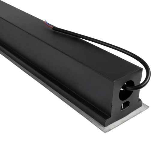 UNDERGROUND-REMVI 90194-Y Χωνευτή Μπάρα Φωτισμού Wall Washer LED 18W 1890lm 10° DC 24V Αδιάβροχο IP68 Ultra Θερμό Λευκό 2200K Dimmable - Bridgelux SMD Chip - Ανοξείδωτο Ατσάλι SS316 - Μ100 x Π9 x Υ7.2cm / Q98.2 x 7.6cm - 3 Χρόνια Εγγύηση
