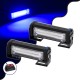 85026 PRO Series ΣΕΤ 2 x Μπάρες Σήμανσης Οχήματος Αστυνομίας για Αυτοκίνητα & Φορτηγά 13 Προγραμμάτων Φωτισμού STROBE LED CREE CXB COB 18W DC 10-30V Αδιάβροχο IP65 Μπλε